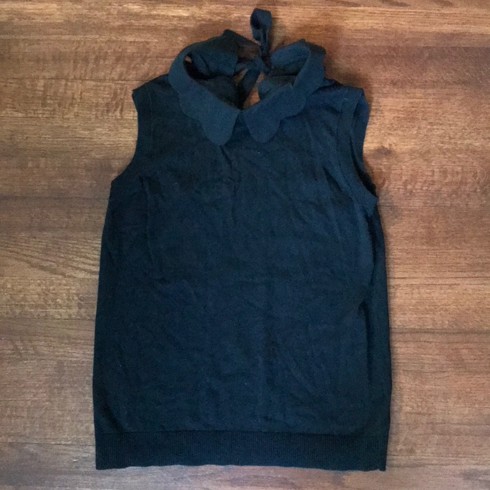 Black sweater tank